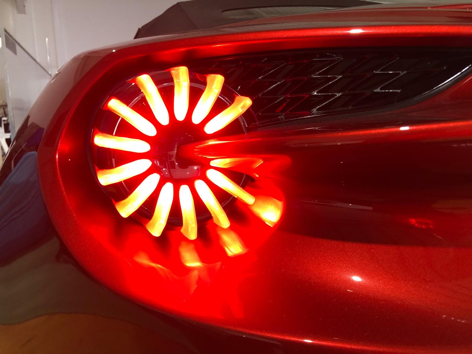Aston Martin Zagato distinctive taillight detail