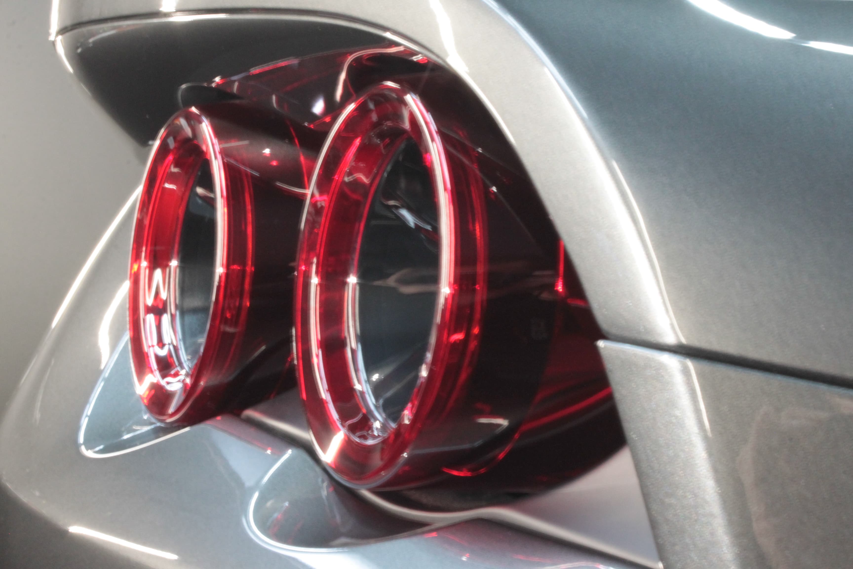 Ferrari wheel detail with custom lighting